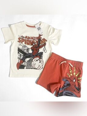 Spider-Man Toddler Boys 2 pc. Short Set 4T